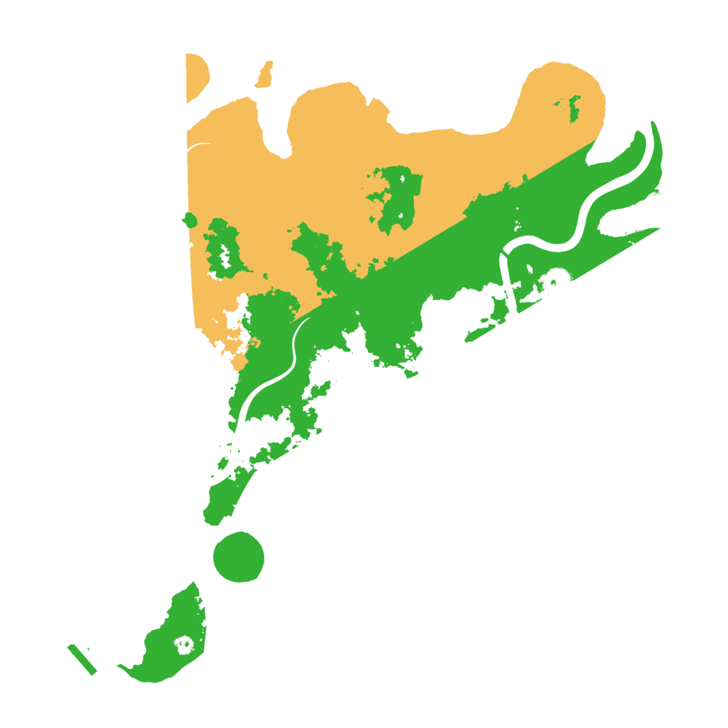 Biome Rust Map: Procedural Map, Size: 3900, Seed: 969184914