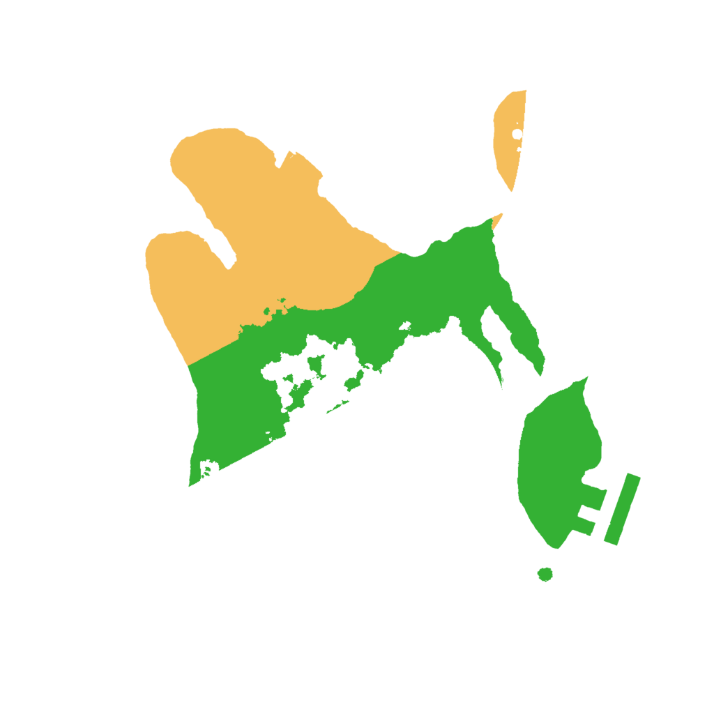 Biome Rust Map: Procedural Map, Size: 2000, Seed: 246813098