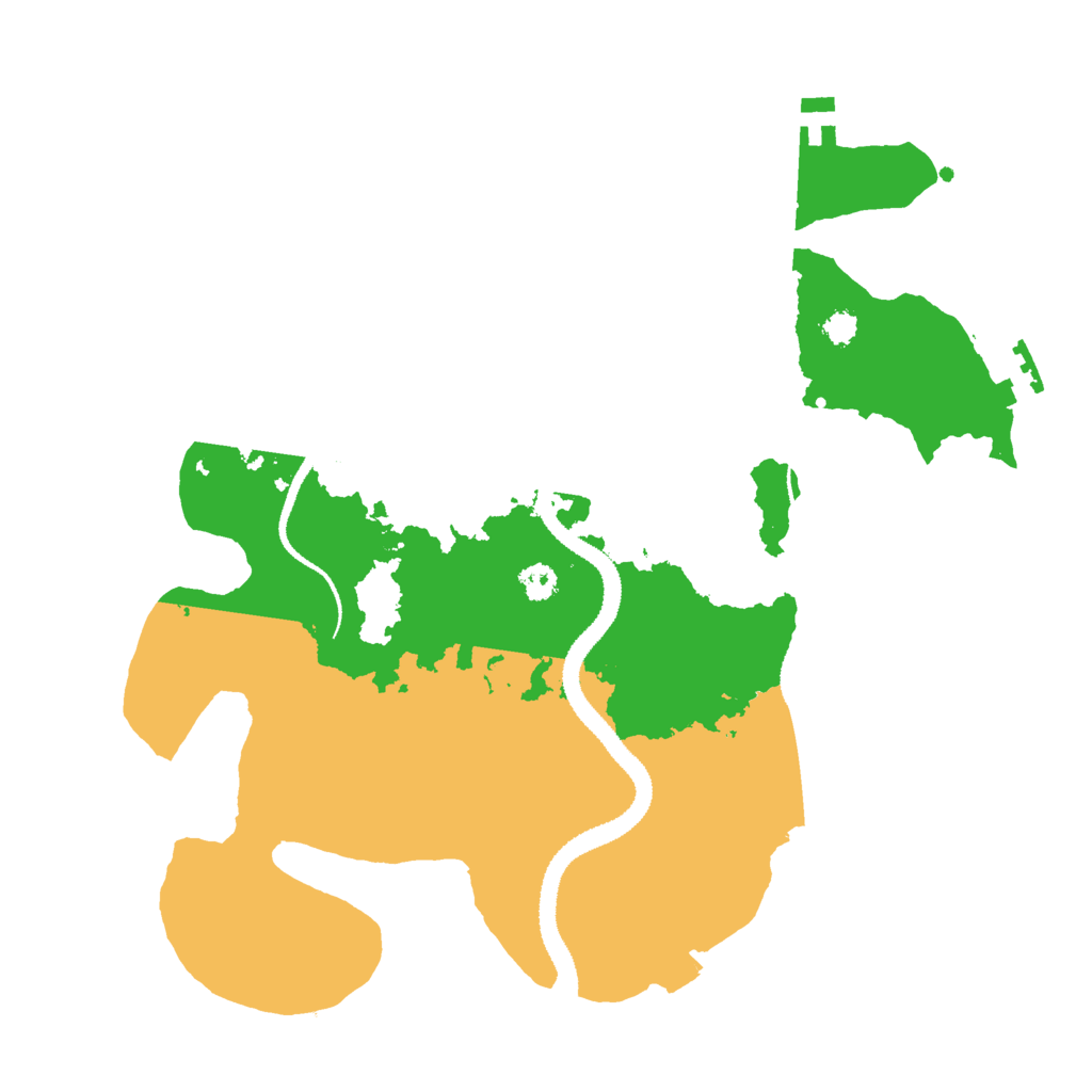 Biome Rust Map: Procedural Map, Size: 3000, Seed: 862953574