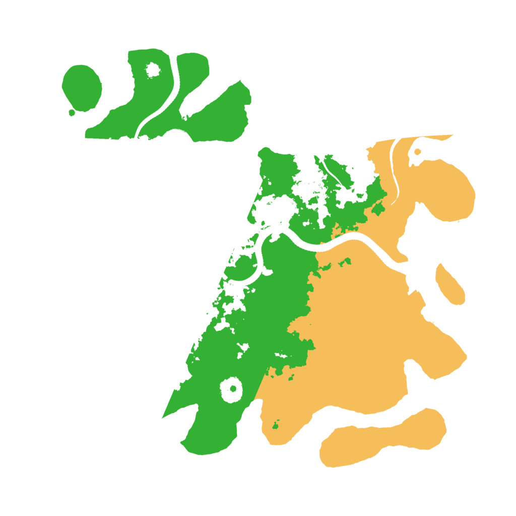 Biome Rust Map: Procedural Map, Size: 3200, Seed: 752813
