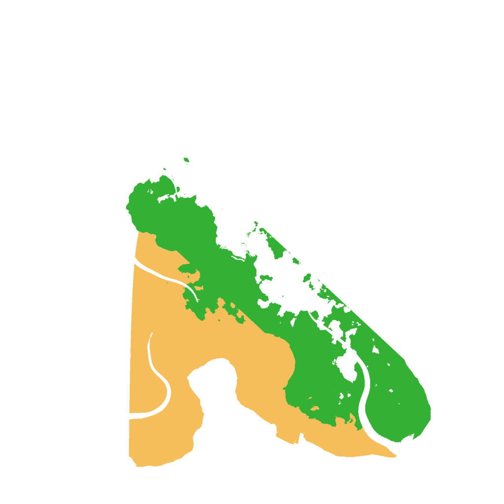 Biome Rust Map: Procedural Map, Size: 2500, Seed: 748941358