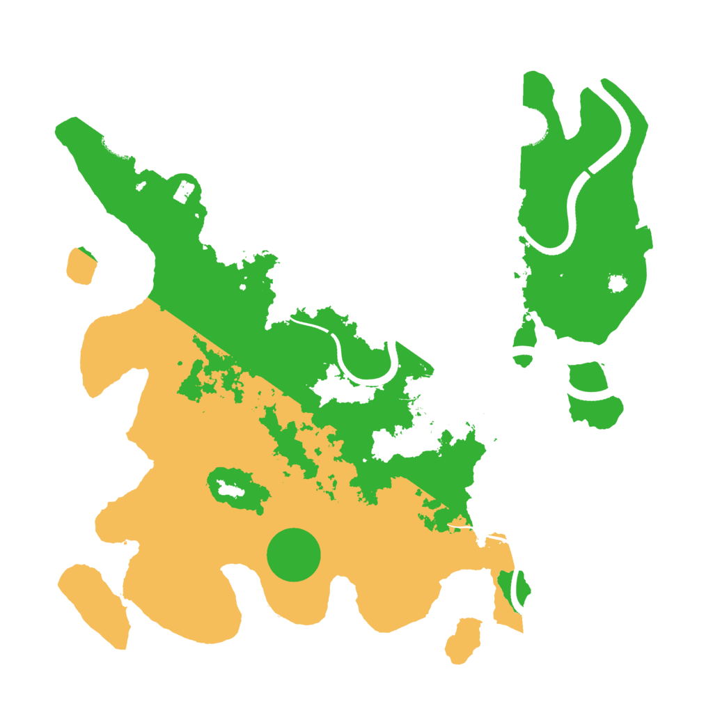 Biome Rust Map: Procedural Map, Size: 3500, Seed: 1821240939