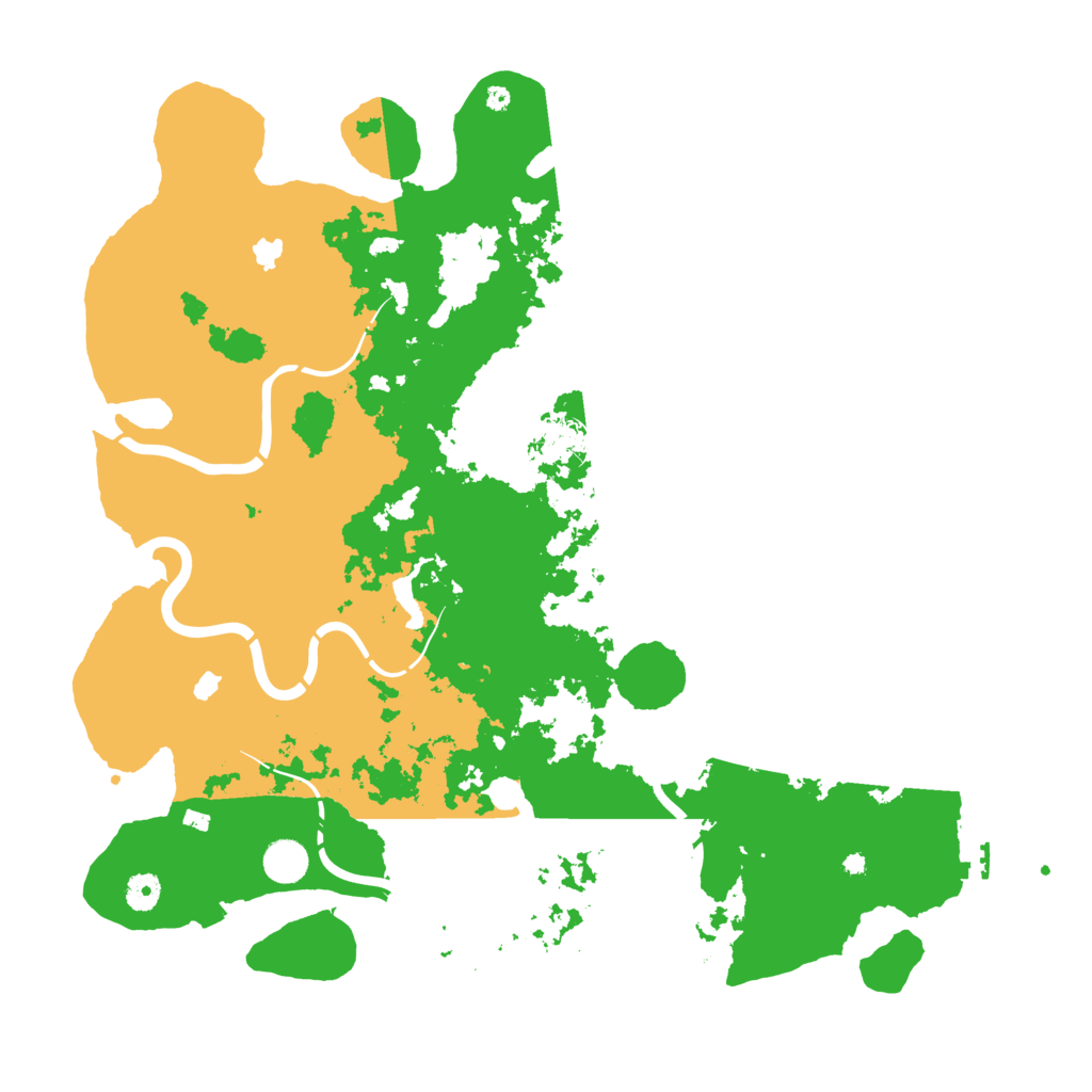 Biome Rust Map: Procedural Map, Size: 4500, Seed: 1729181934
