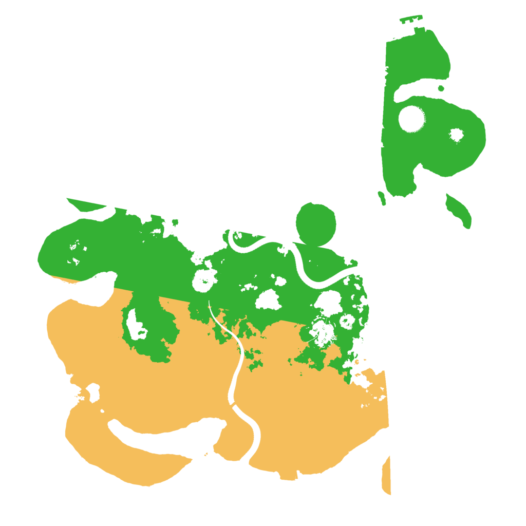 Biome Rust Map: Procedural Map, Size: 3500, Seed: 1520106997