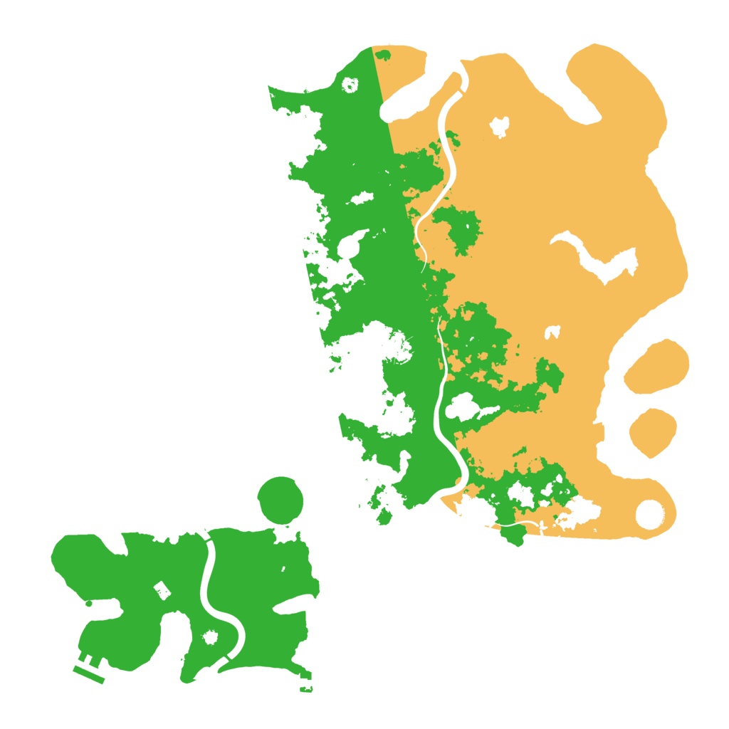 Biome Rust Map: Procedural Map, Size: 4500, Seed: 569881