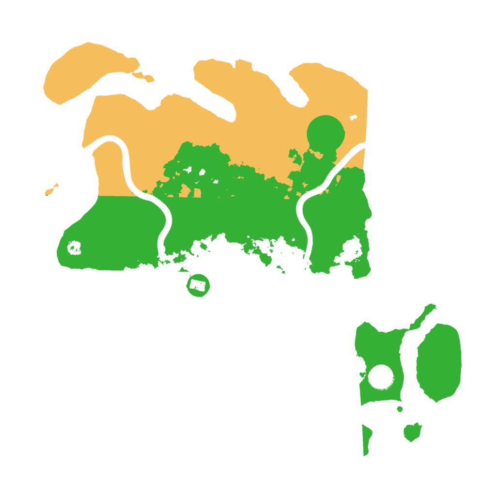 Biome Rust Map: Procedural Map, Size: 3500, Seed: 1338844331
