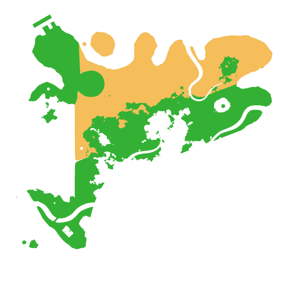 Biome Rust Map: Procedural Map, Size: 3000, Seed: 1985847687