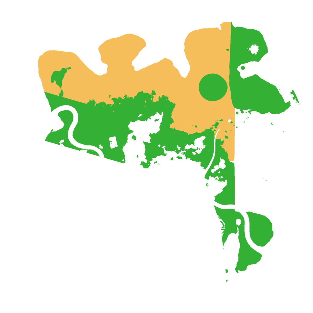 Biome Rust Map: Procedural Map, Size: 3000, Seed: 62256758