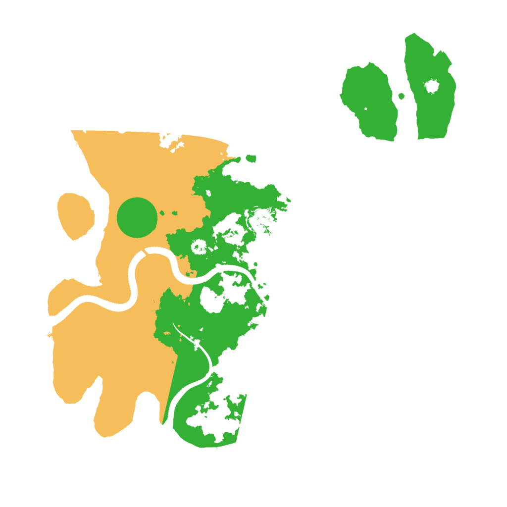 Biome Rust Map: Procedural Map, Size: 3300, Seed: 1493863250