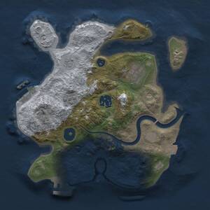 Thumbnail Rust Map: Procedural Map, Size: 2500, Seed: 1722924723, 8 Monuments