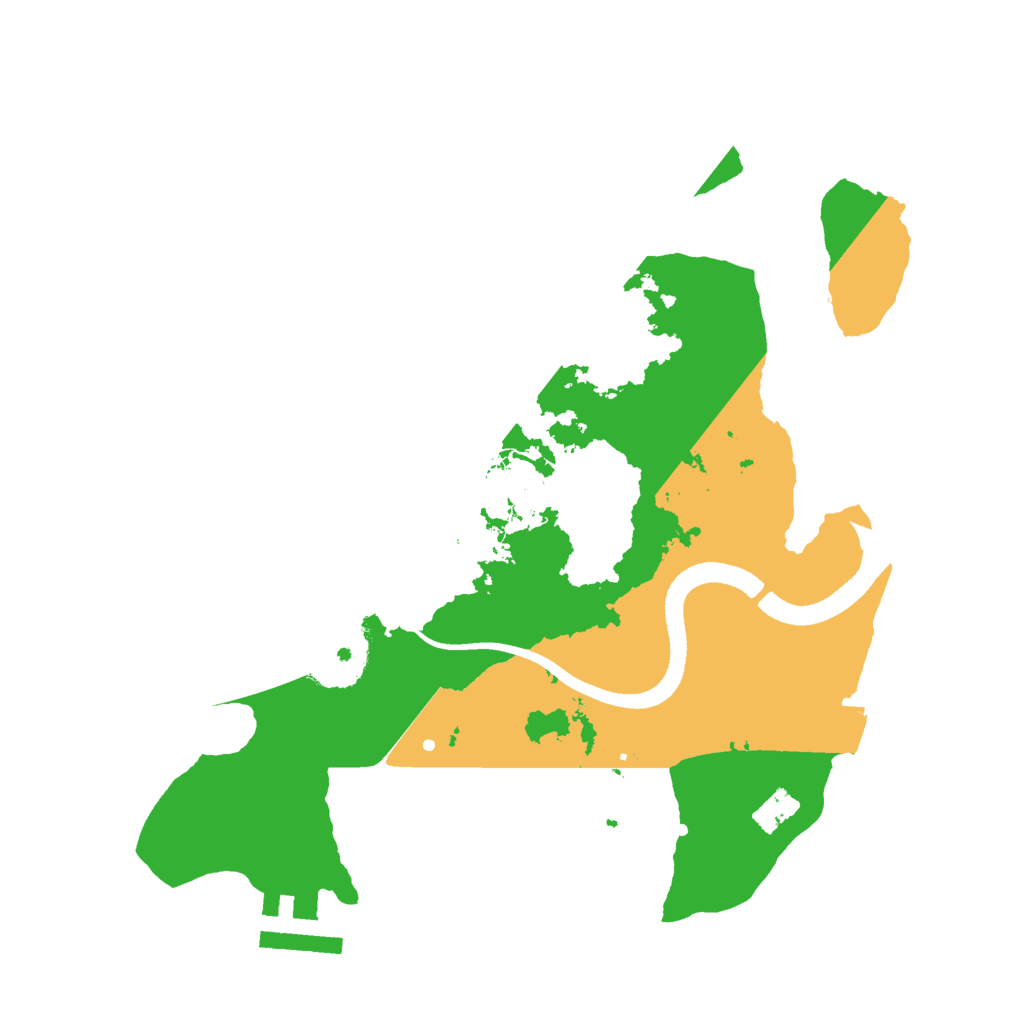 Biome Rust Map: Procedural Map, Size: 2500, Seed: 1722924723