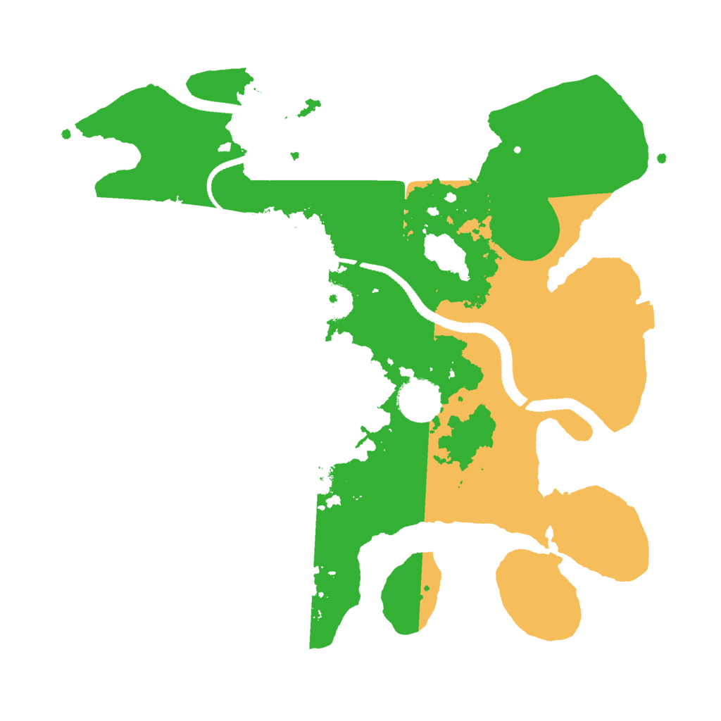 Biome Rust Map: Procedural Map, Size: 3000, Seed: 812185