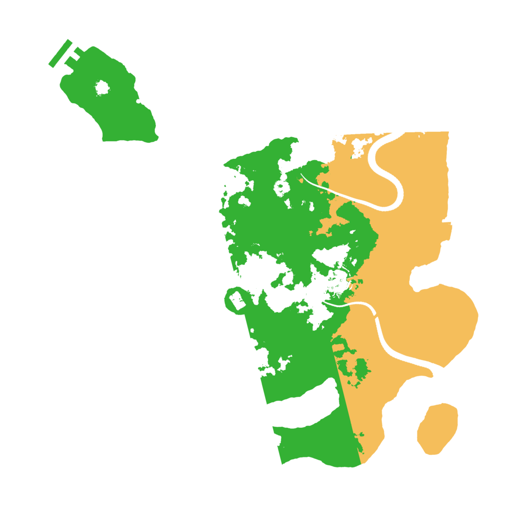 Biome Rust Map: Procedural Map, Size: 3250, Seed: 634216
