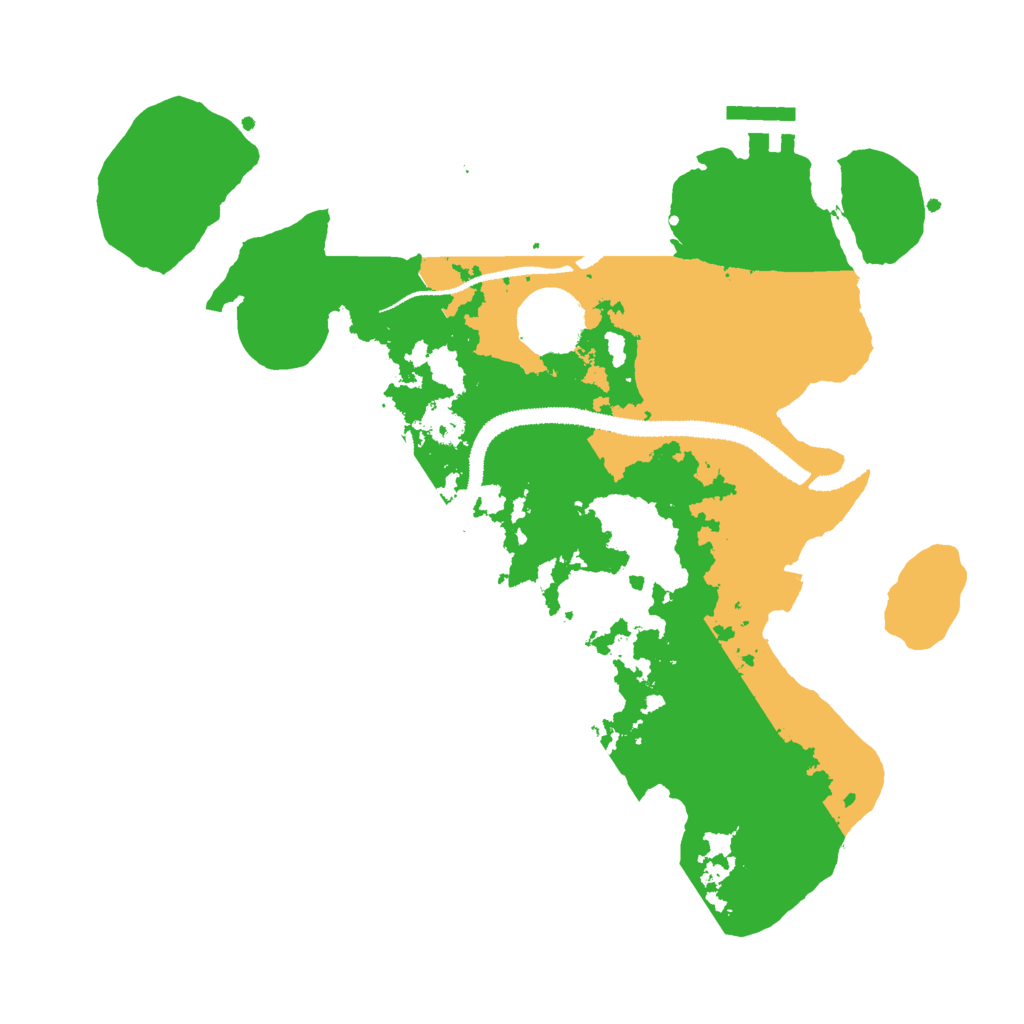 Biome Rust Map: Procedural Map, Size: 3000, Seed: 385896991