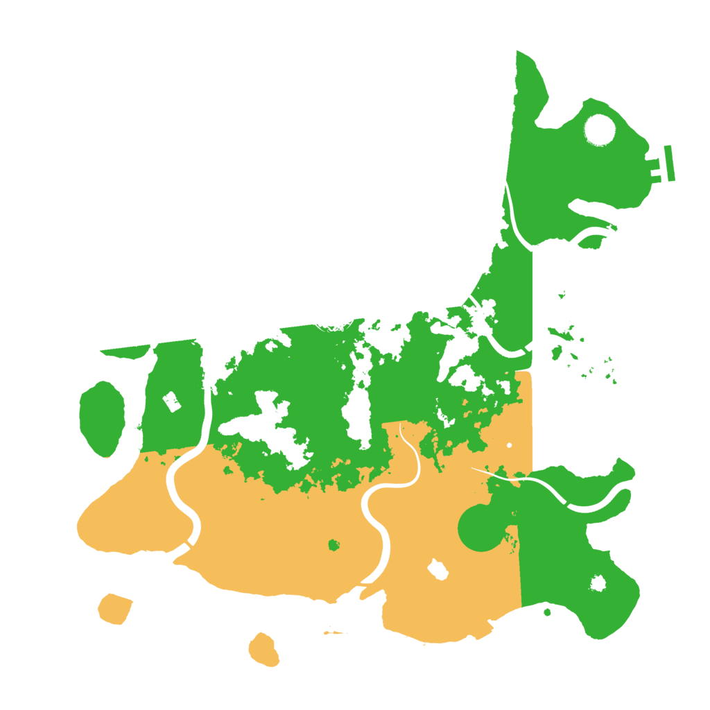 Biome Rust Map: Procedural Map, Size: 4000, Seed: 830385681