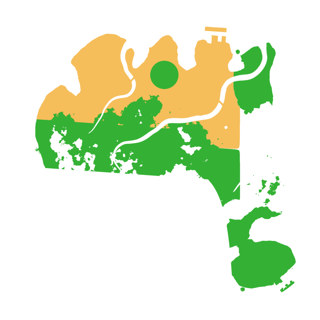 Biome Rust Map: Procedural Map, Size: 3000, Seed: 1895584050