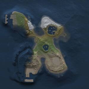 Thumbnail Rust Map: Procedural Map, Size: 1500, Seed: 2069051767, 4 Monuments