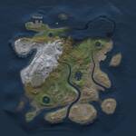 Thumbnail Rust Map: Procedural Map, Size: 2747, Seed: 1506199132, 7 Monuments