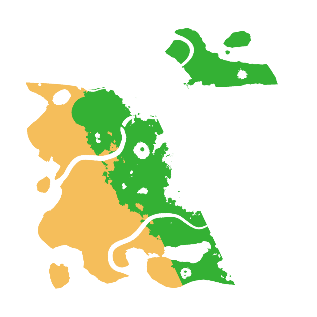 Biome Rust Map: Procedural Map, Size: 3000, Seed: 2139052745