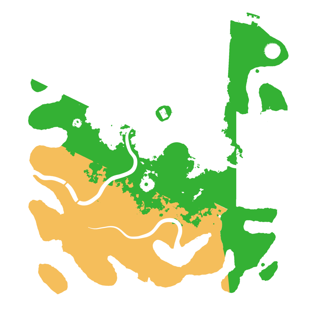 Biome Rust Map: Procedural Map, Size: 3500, Seed: 1247141690