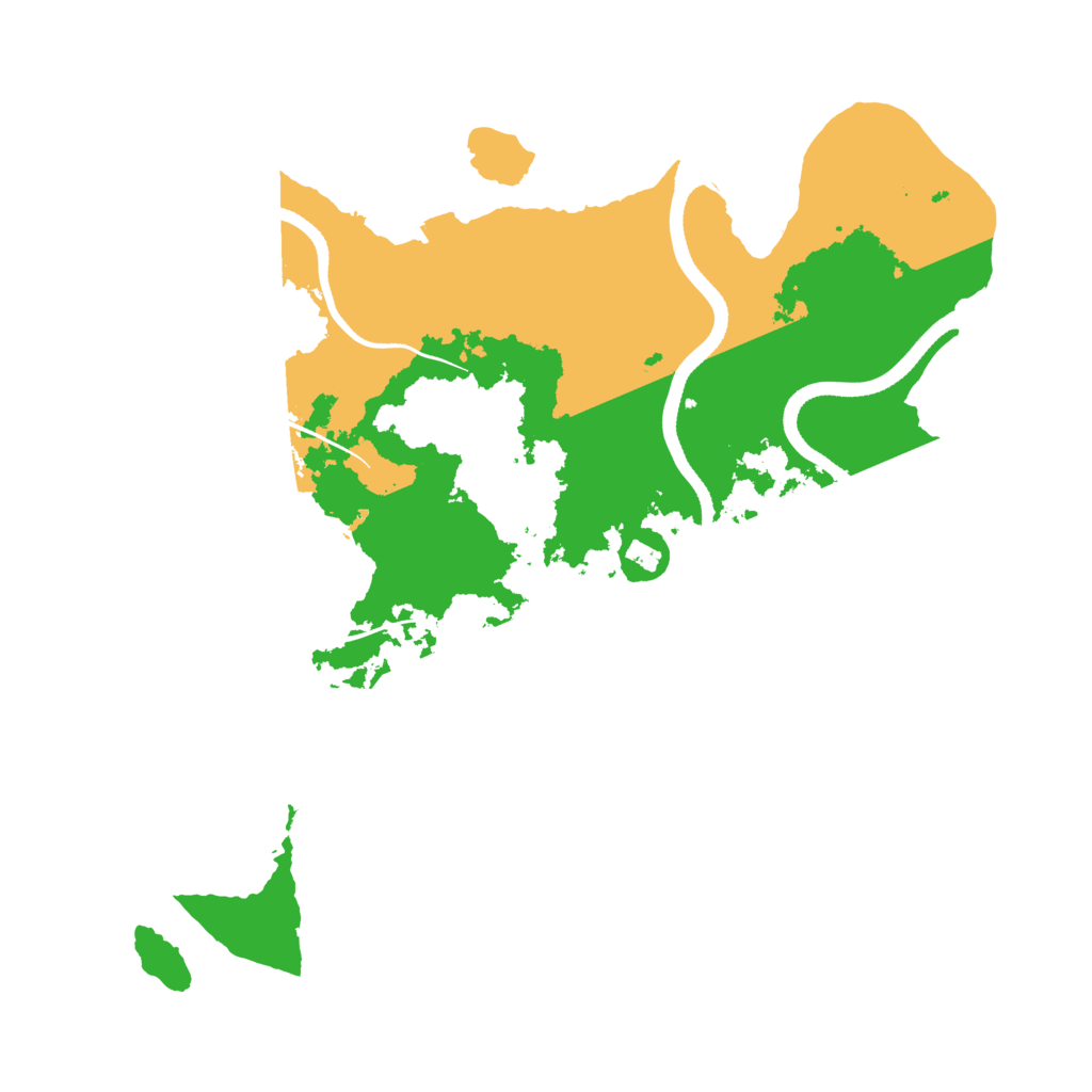 Biome Rust Map: Procedural Map, Size: 3500, Seed: 1837426800