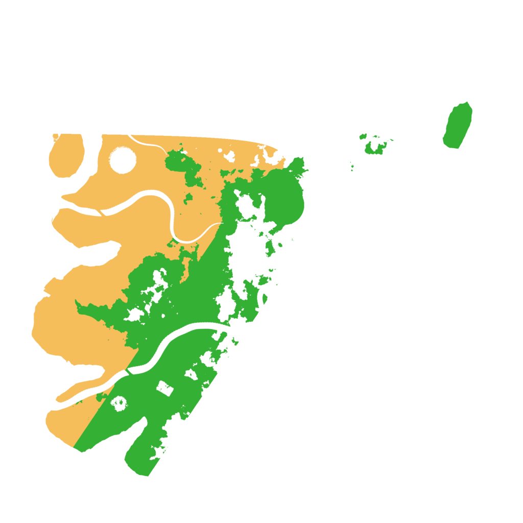 Biome Rust Map: Procedural Map, Size: 3500, Seed: 121049537