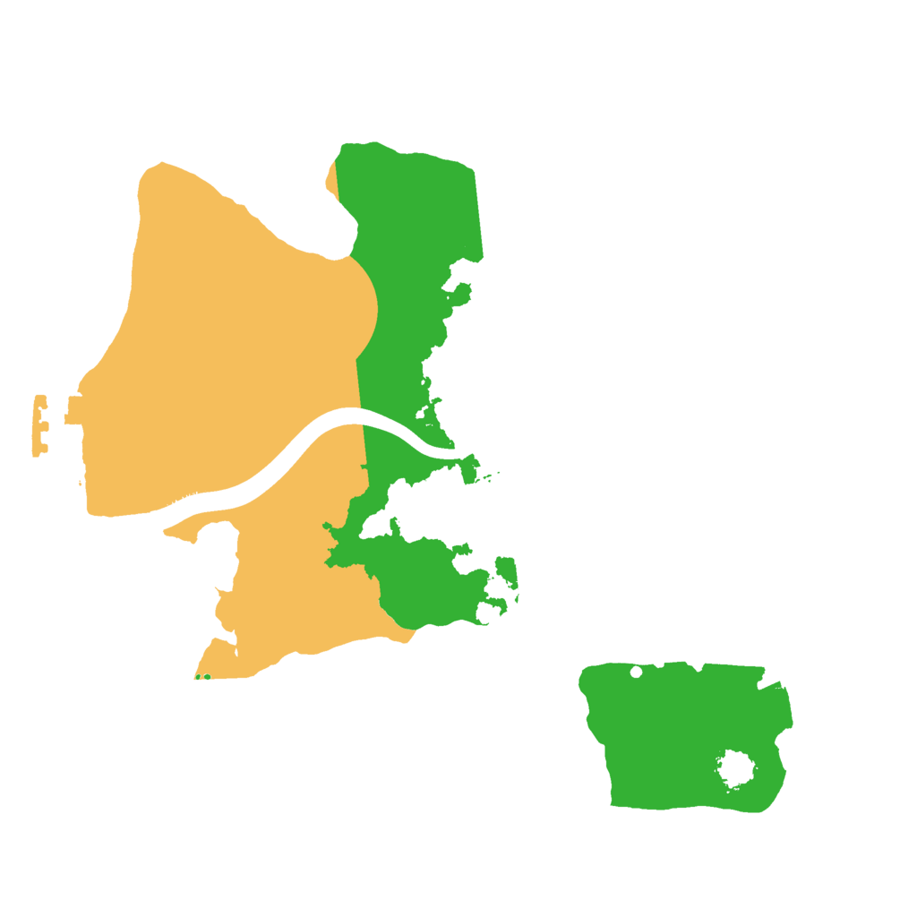 Biome Rust Map: Procedural Map, Size: 2250, Seed: 1067990916