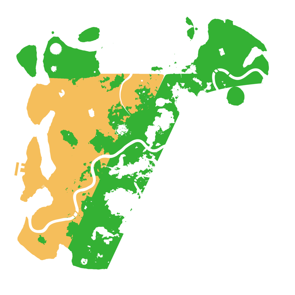Biome Rust Map: Procedural Map, Size: 4500, Seed: 407162773