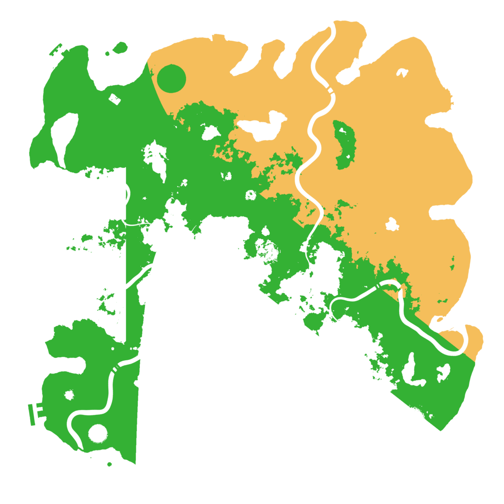 Biome Rust Map: Procedural Map, Size: 4750, Seed: 73
