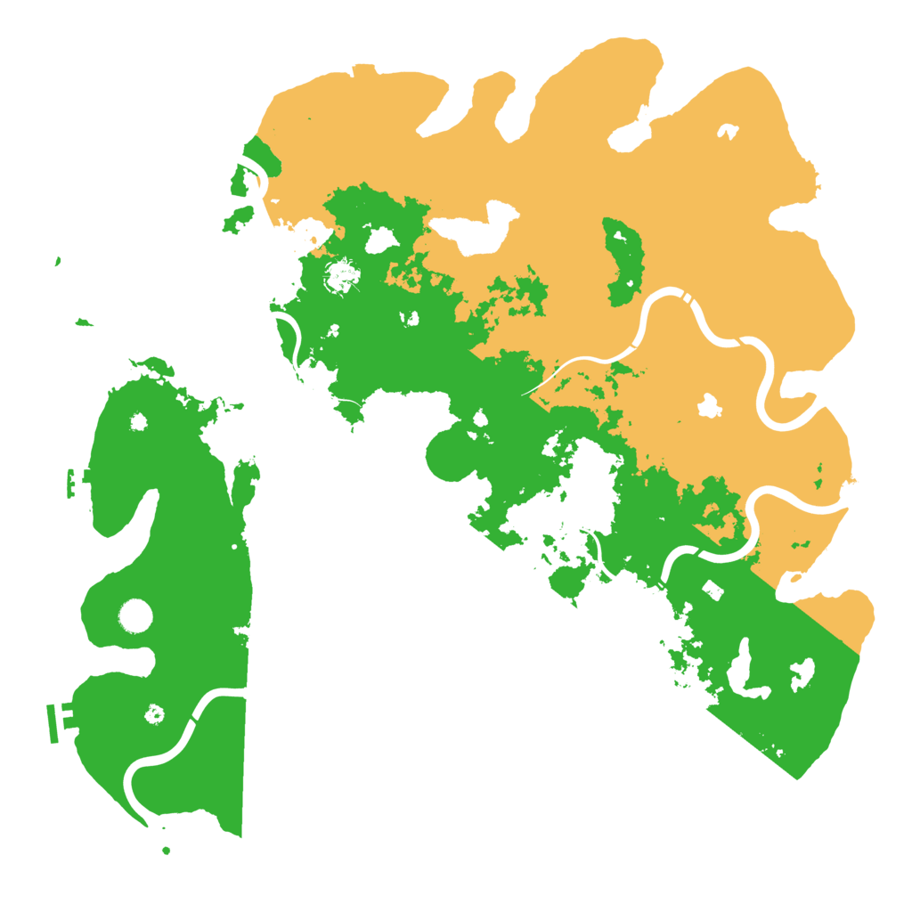 Biome Rust Map: Procedural Map, Size: 4750, Seed: 73