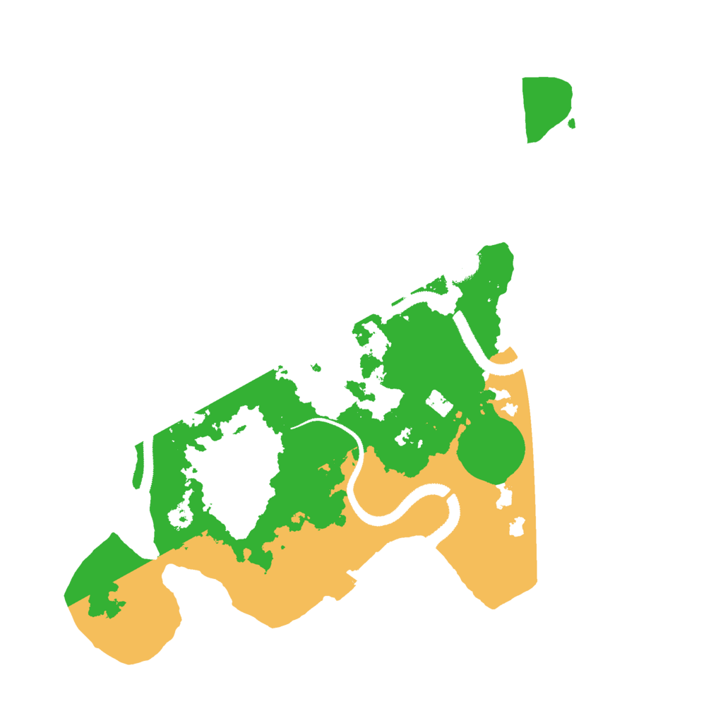 Biome Rust Map: Procedural Map, Size: 3000, Seed: 1987475276