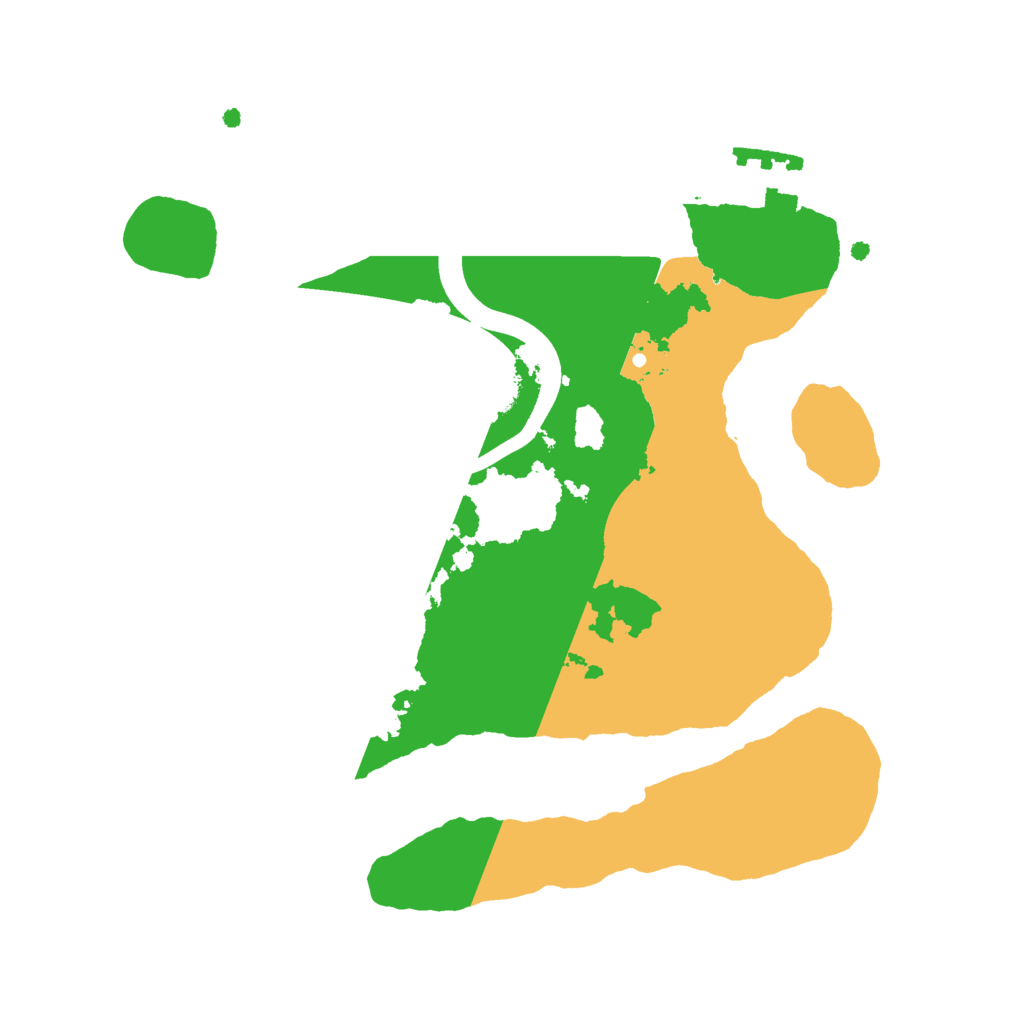 Biome Rust Map: Procedural Map, Size: 2200, Seed: 1808682023