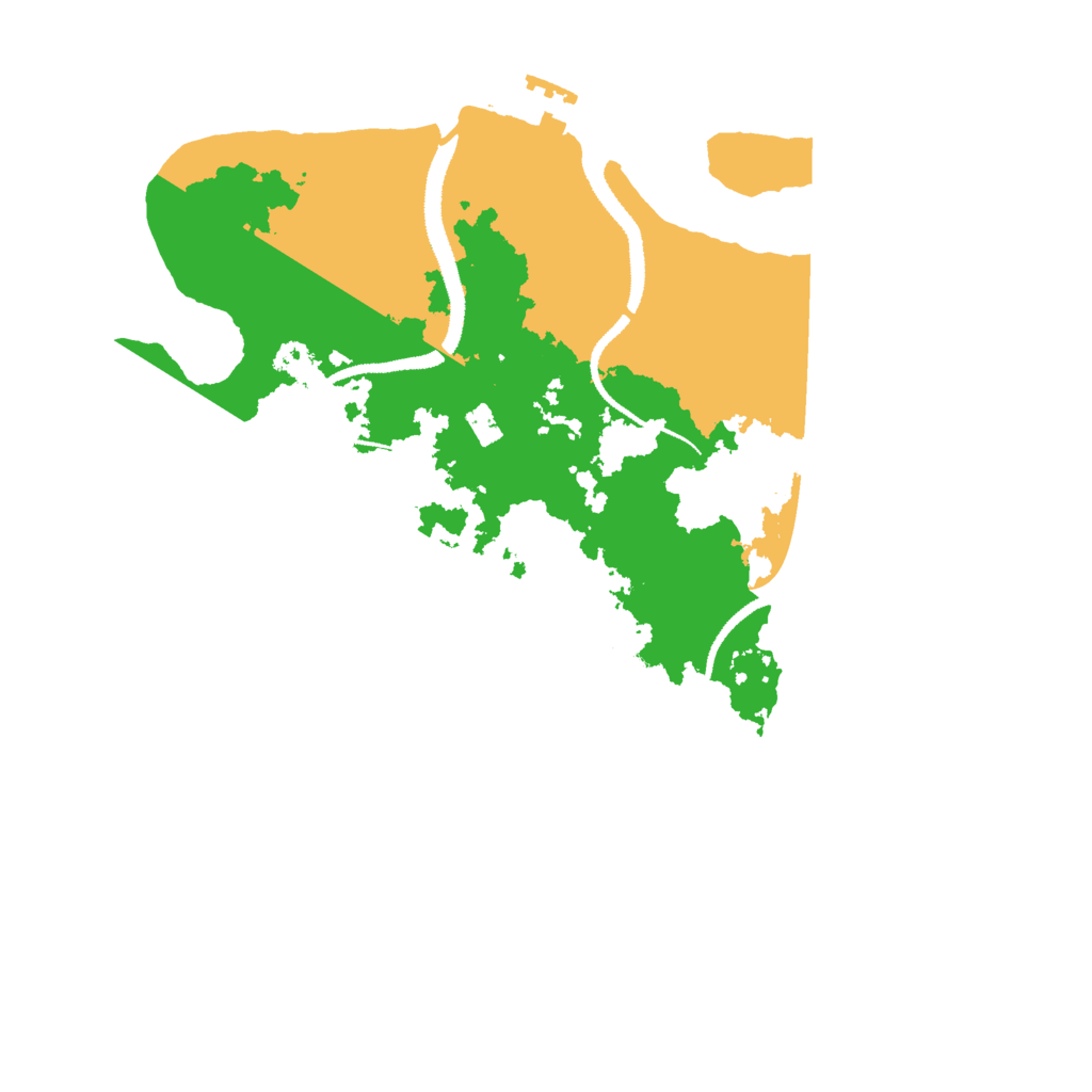 Biome Rust Map: Procedural Map, Size: 3000, Seed: 1411047477