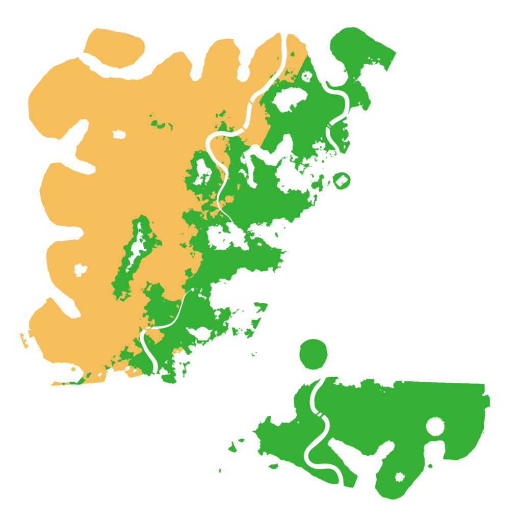 Biome Rust Map: Procedural Map, Size: 5000, Seed: 2107635