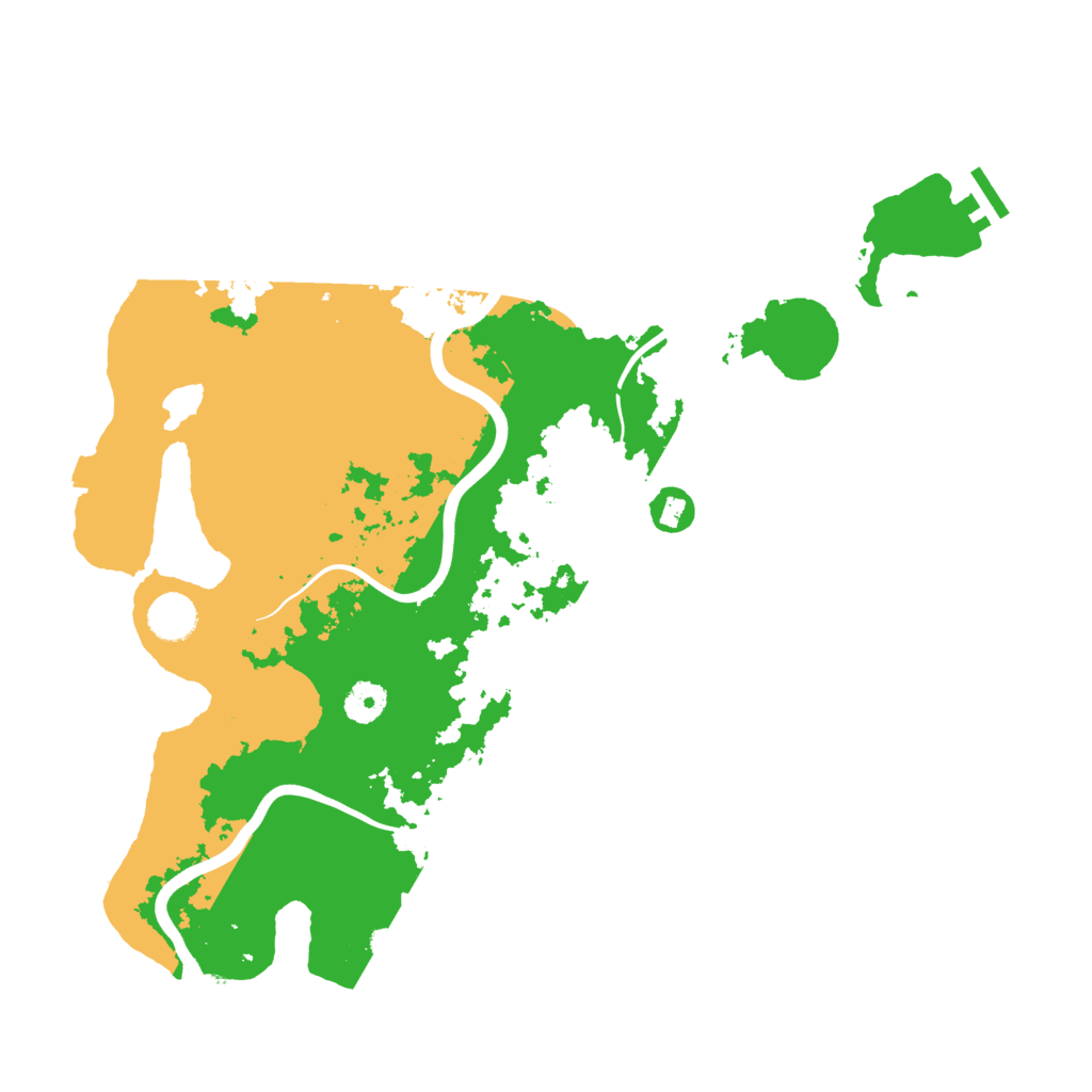 Biome Rust Map: Procedural Map, Size: 3975, Seed: 2020