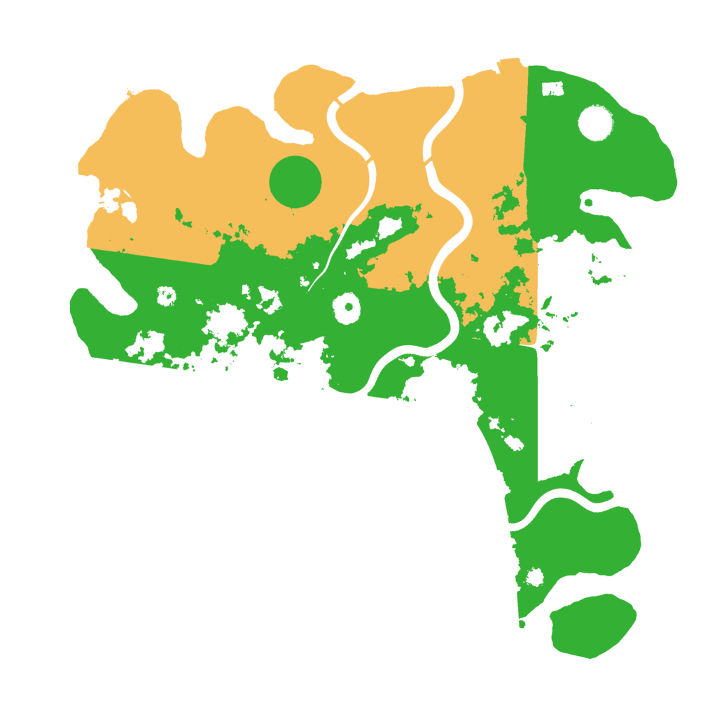Biome Rust Map: Procedural Map, Size: 3629, Seed: 43862
