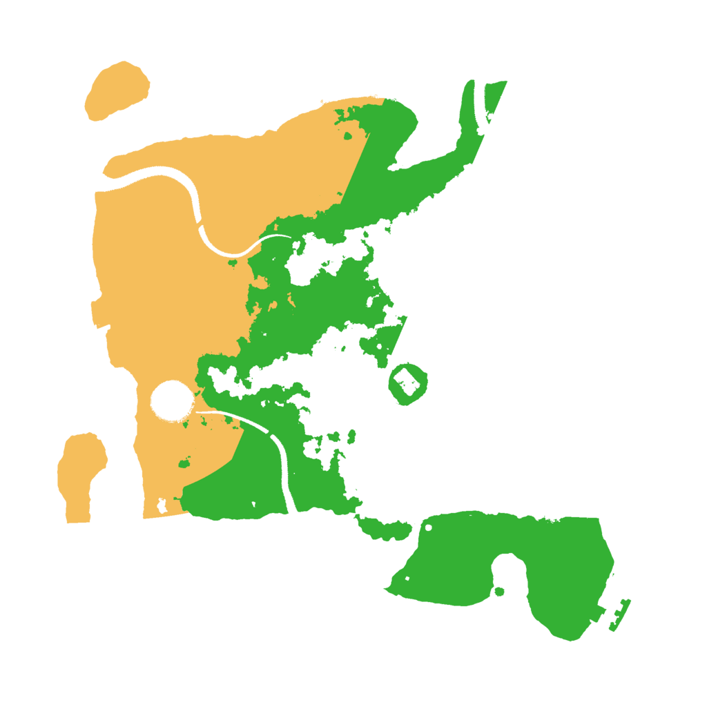 Biome Rust Map: Procedural Map, Size: 3000, Seed: 1766894647