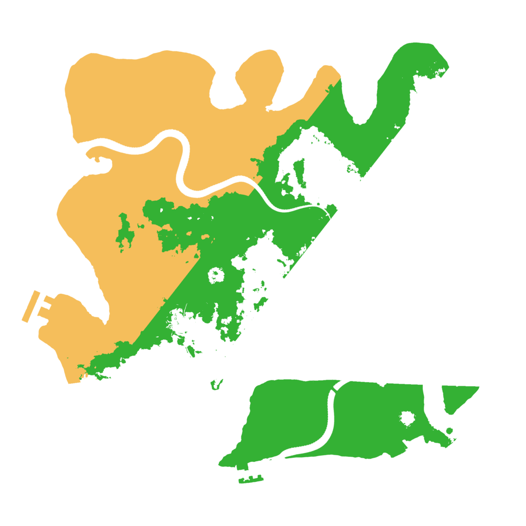 Biome Rust Map: Procedural Map, Size: 3244, Seed: 4