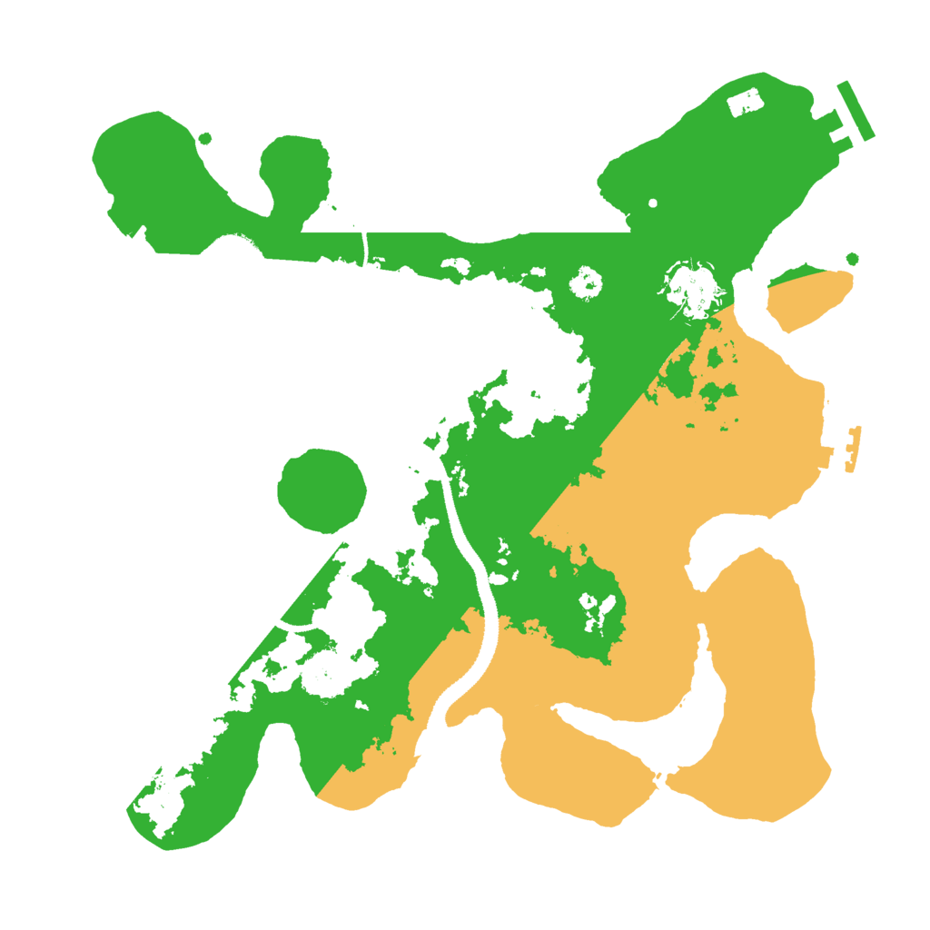 Biome Rust Map: Procedural Map, Size: 3000, Seed: 31179693