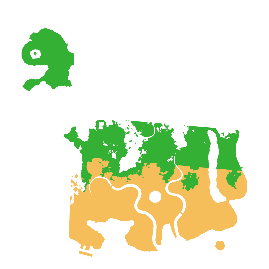 Biome Rust Map: Procedural Map, Size: 3950, Seed: 1575499653