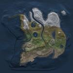 Thumbnail Rust Map: Procedural Map, Size: 2250, Seed: 48382, 5 Monuments