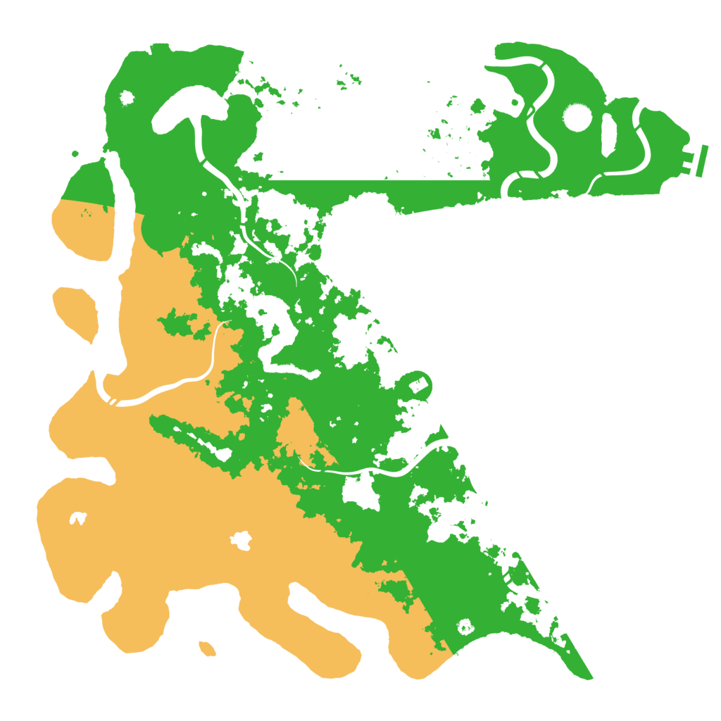 Biome Rust Map: Procedural Map, Size: 4500, Seed: 343026063