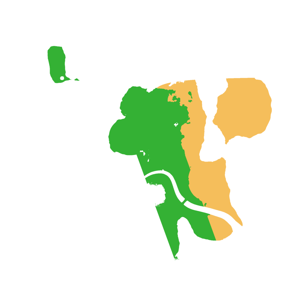 Biome Rust Map: Procedural Map, Size: 2222, Seed: 416004483