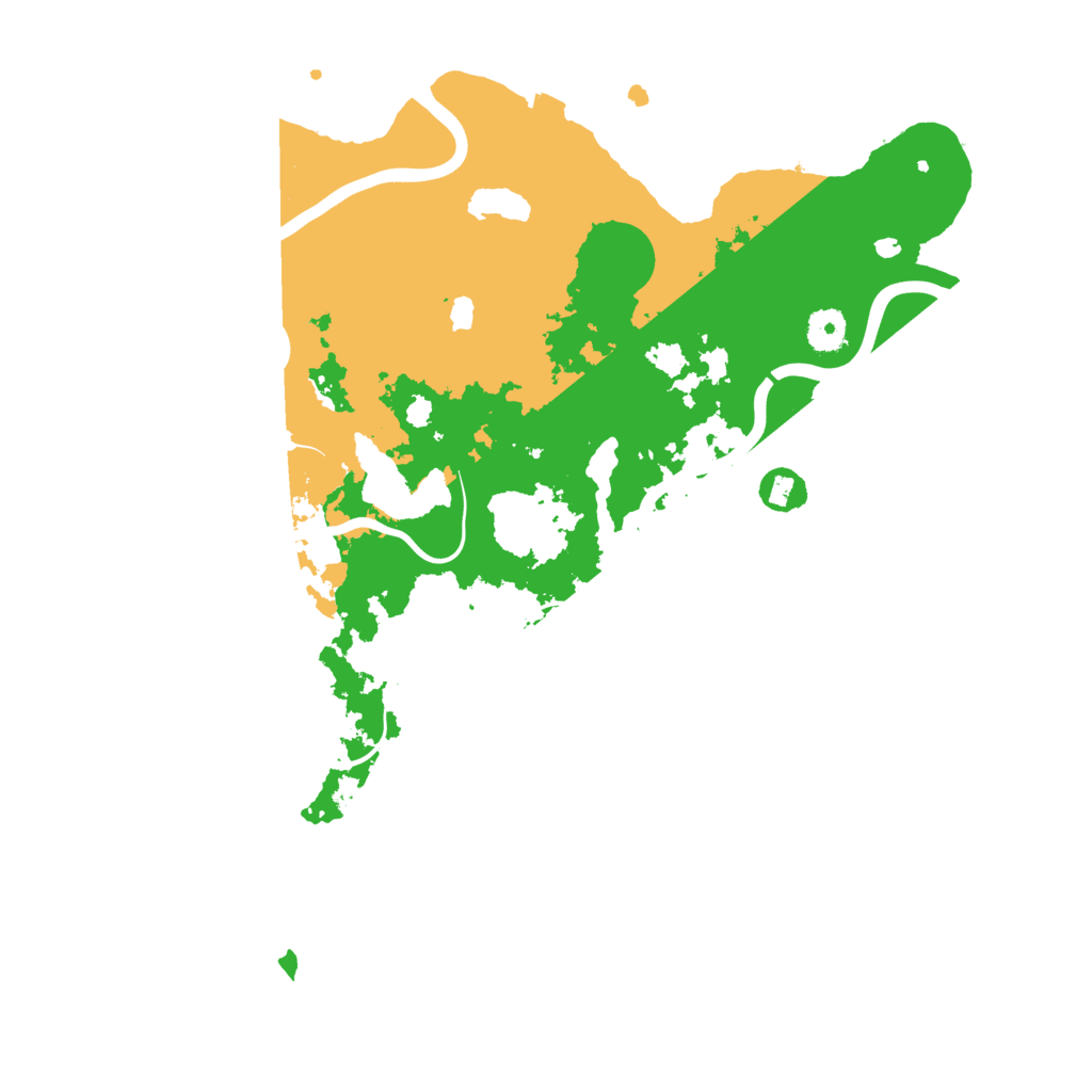 Biome Rust Map: Procedural Map, Size: 4000, Seed: 58324