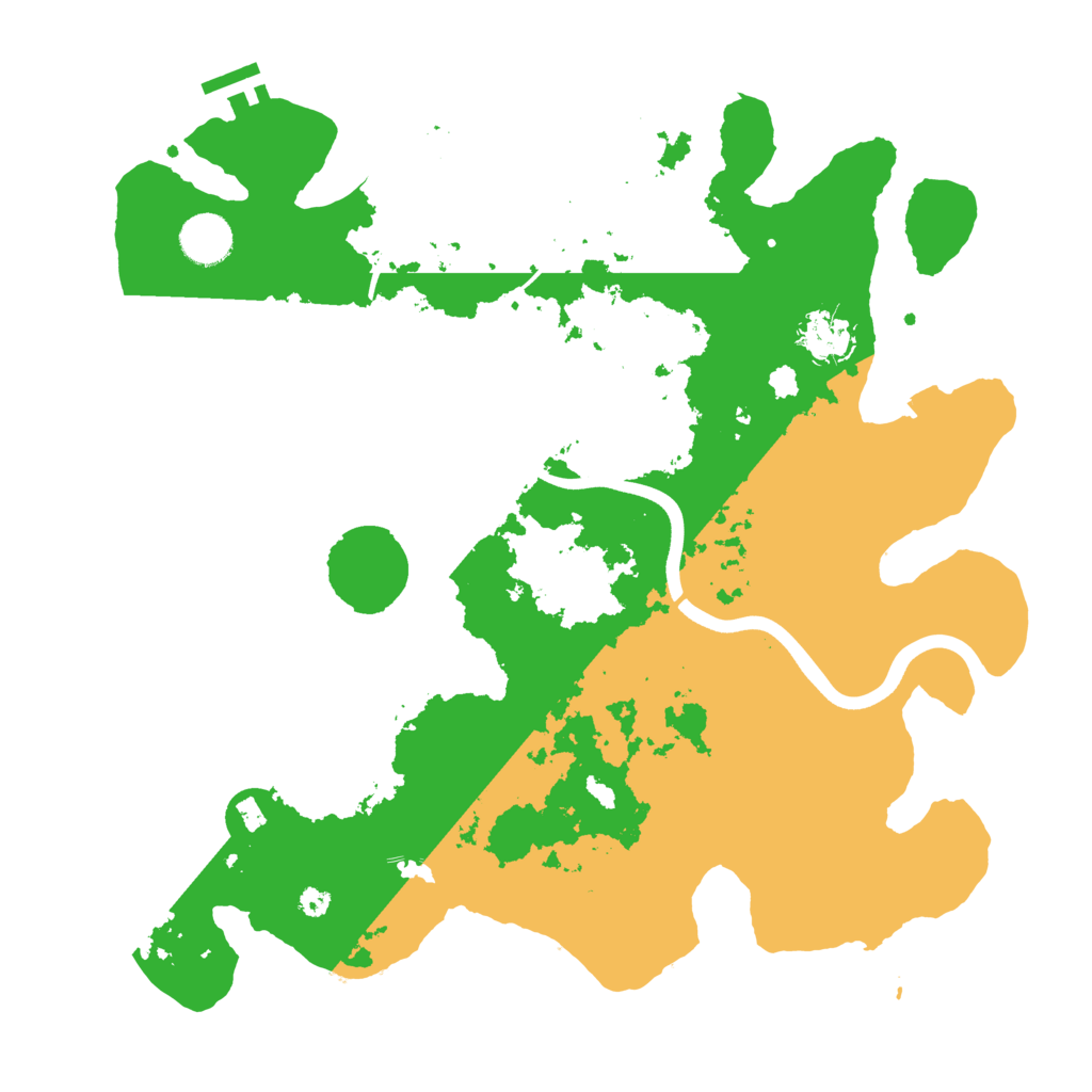 Biome Rust Map: Procedural Map, Size: 3700, Seed: 75913507