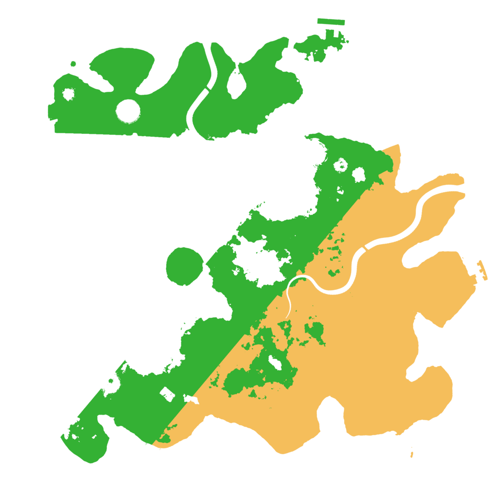 Biome Rust Map: Procedural Map, Size: 3700, Seed: 75913507