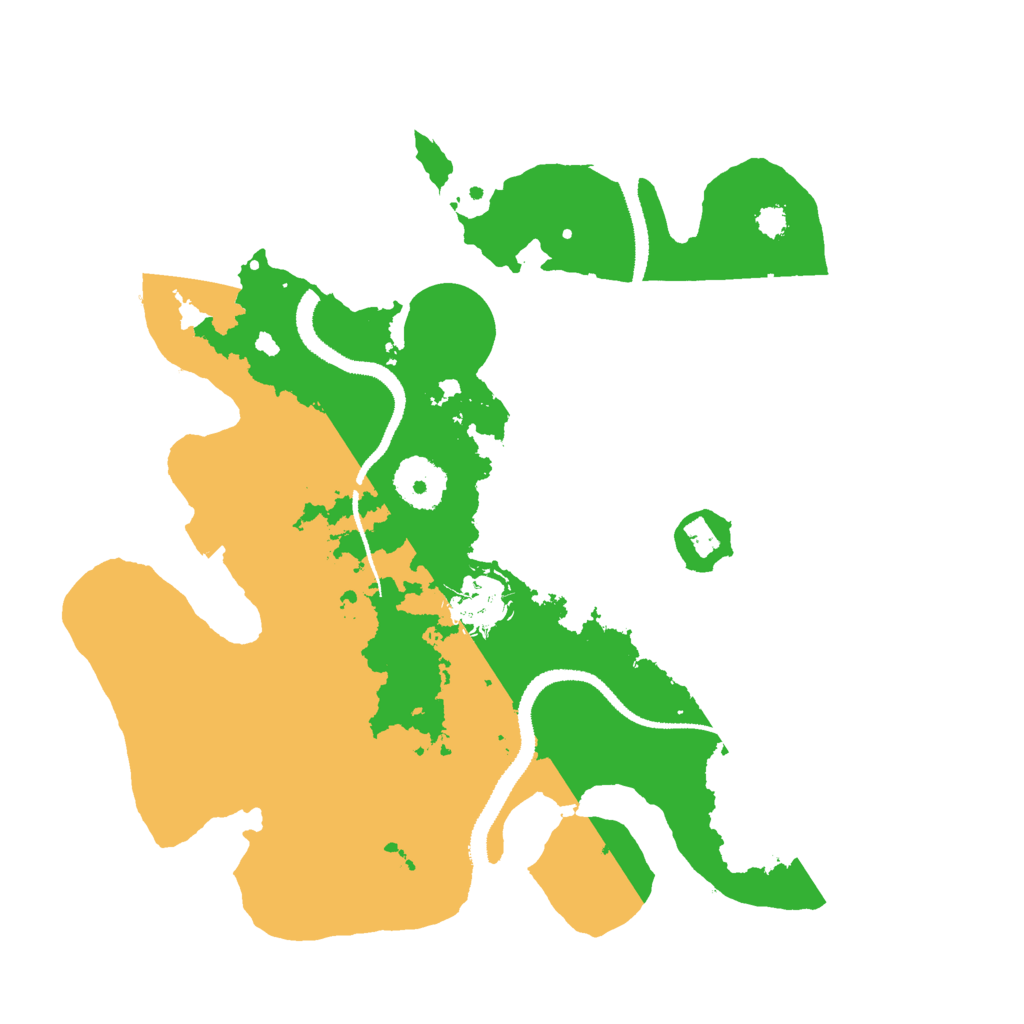 Biome Rust Map: Procedural Map, Size: 3000, Seed: 1550071321