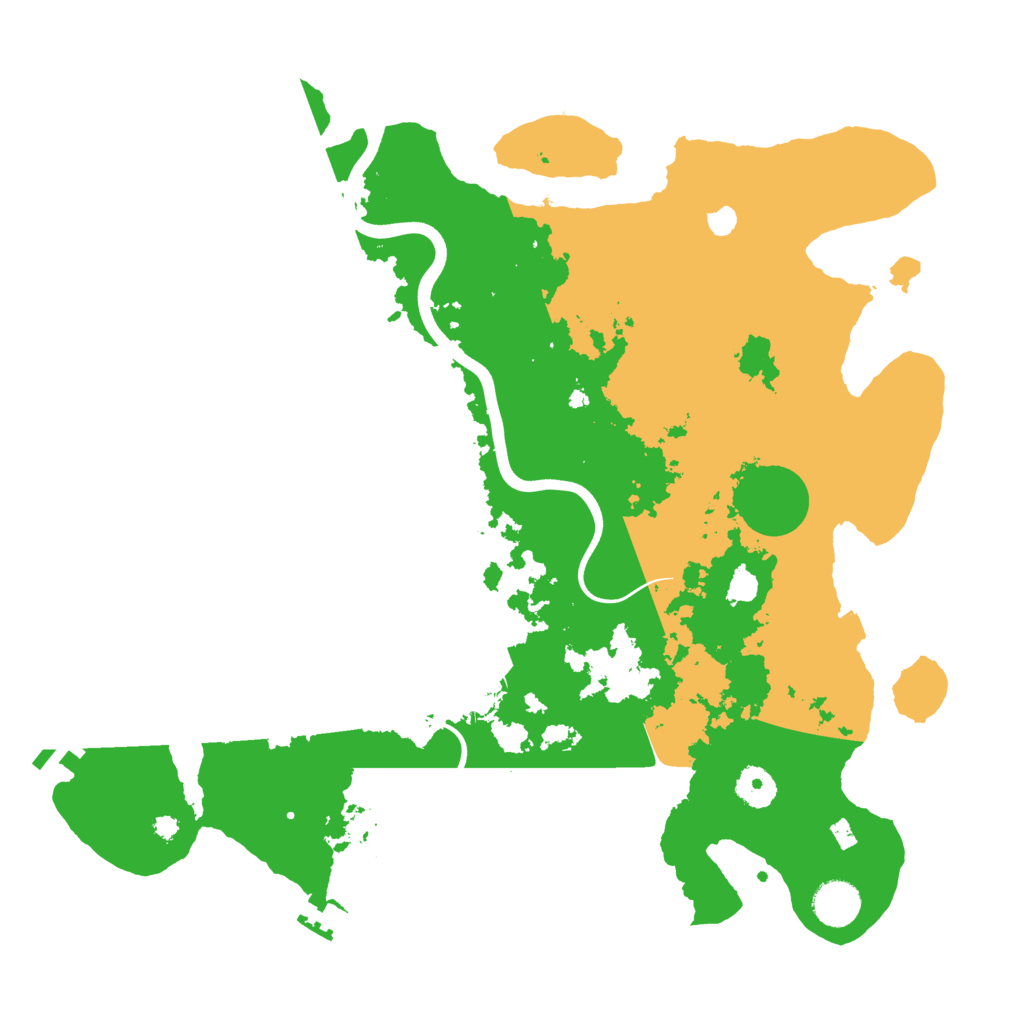 Biome Rust Map: Procedural Map, Size: 3850, Seed: 585058