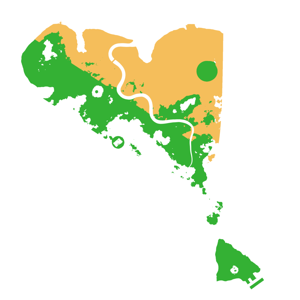 Biome Rust Map: Procedural Map, Size: 3850, Seed: 218058