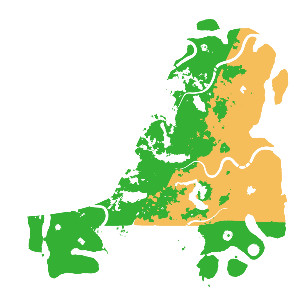 Biome Rust Map: Procedural Map, Size: 4500, Seed: 2089816597